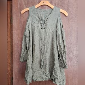 Womens, Cold Shoulder, Tunic